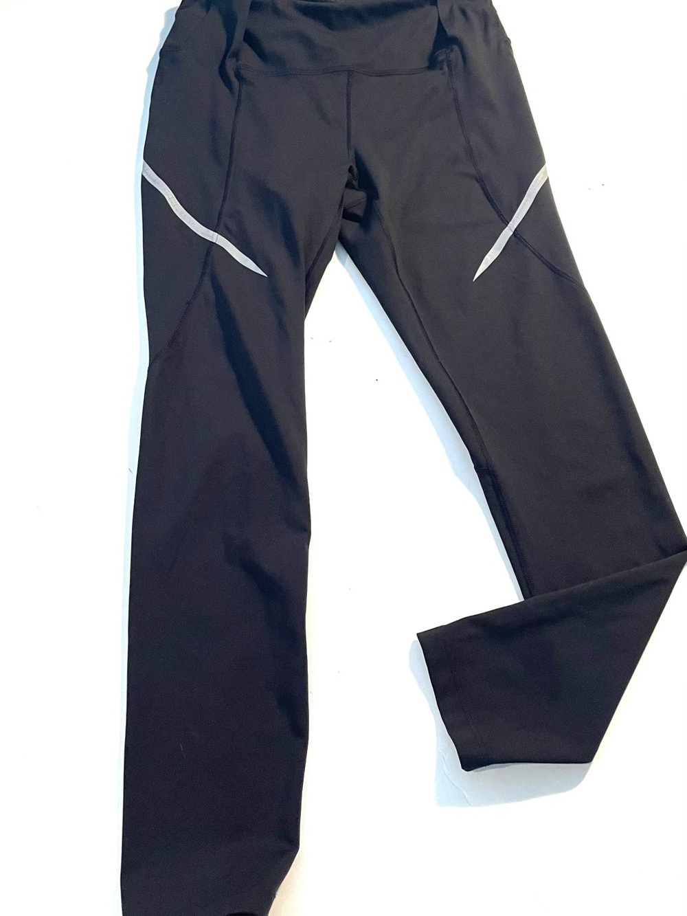 CALIA by Carrie Underwood Black Leggings with Silver Accents